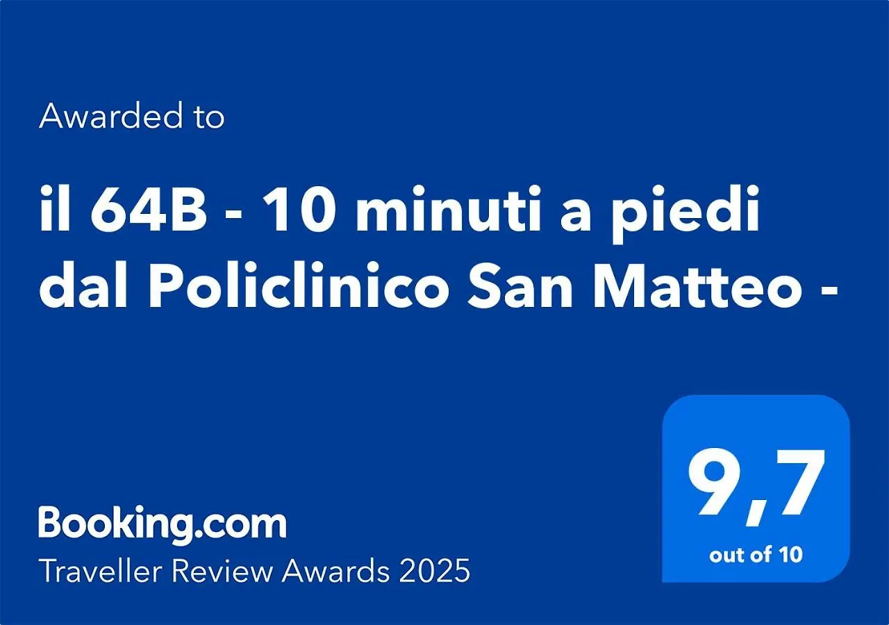 Il 64B - 10 Minuti A Piedi Dal Policlinico San Matteo - Apartment Pavia